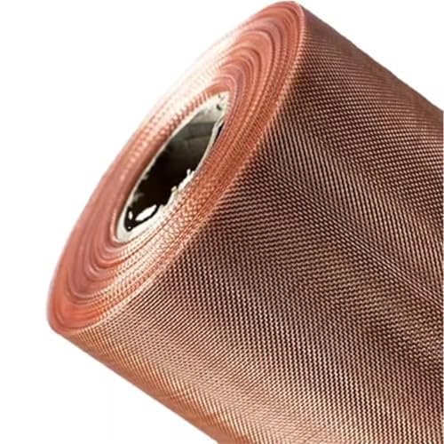 Gewebte Kupferdraht-Filtergewebe, Kupferdrahtfilter, Kupferdrahtgeflecht, reines Kupfersieb, elektromagnetische Abschirmung, DIY-Fülltuch(Purple1x1m,180 mesh) von LCUVIMPEX