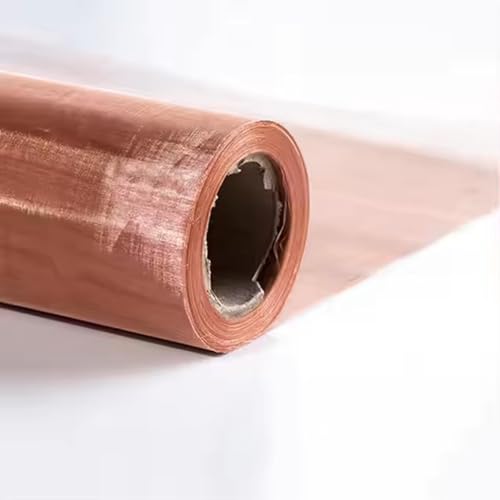 Gewebte Kupferdraht-Filtergewebe, Sieb Messingsieb, 10–200 Maschen Kupferdrahtfiltersiebgewebe zur Abschirmung elektromagnetischer Signale und for Filtern von Verunreinigungen(Purple1x1m,120 mesh) von LCUVIMPEX