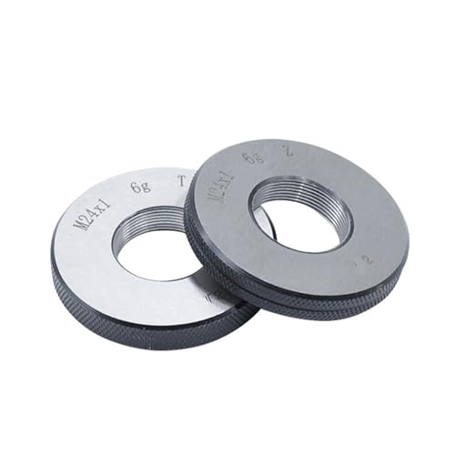 Gewindelehrring ， Gewindelehrring Grenzlehrdorn M1-M33 6g TZ 2er Pack(M2.3x0.4 6g T Z) von LCUVIMPEX