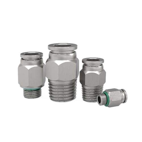 Haben hier teile für luftröhre, 10 Stück Vakuum-T-Stücke PC G-Gewinde BSPT M5 Mehrere Größen(Pc6-m5) von LCUVIMPEX