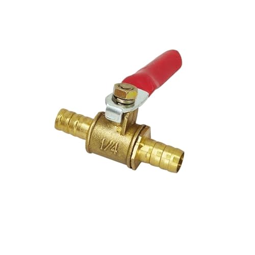 Haben hier teile für luftröhre, 1pc Pneumatische Ball Und Nadel Ventil Schnellspann-befestigung for Luft Wasser Gas Öl Schlauch(Barb Ball Valve,6mm) von LCUVIMPEX