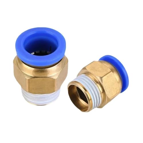 Haben hier teile für luftröhre, PC Air Pneumatische Fitting-Anschlüsse 1/8 1/4 3/8 1/2 Zoll Gewinde 4-12mm Rohr 20 Stück(Pc10-04) von LCUVIMPEX