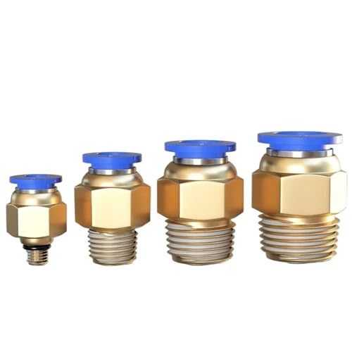 Haben hier teile für luftröhre, Pneumatische Luft Schnellverbinder Fitting 1/8 ''-1/2'' Gewinde 4-12mm Rohr 20PCS(Pc10-02) von LCUVIMPEX