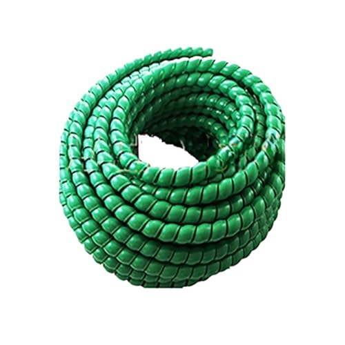 Heldentat zum schutz Von spiralen 2 Meter Spirale Wrap Sleeve Kabelschutz Mehrere Größen Multicolor(Green,12mm inside diameter) von LCUVIMPEX