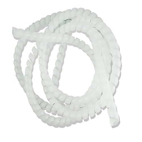 Heldentat zum schutz Von spiralen 2 Meter Spirale Wrap Sleeve Kabelschutz Mehrere Größen Multicolor(Transparent,14mm inside diameter) von LCUVIMPEX