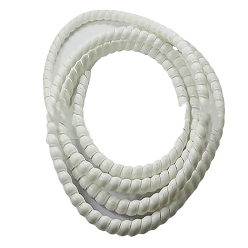 Heldentat zum schutz Von spiralen 2 Meter Spirale Wrap Sleeve Kabelschutz Mehrere Größen Multicolor(White,8mm inside diameter) von LCUVIMPEX
