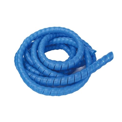 Heldentat zum schutz Von spiralen 5 Meter Spiralkabelschutzhülle Schlauchabdeckung Wrap Organizer Multicolor 10-42mm(Blue,38mm) von LCUVIMPEX