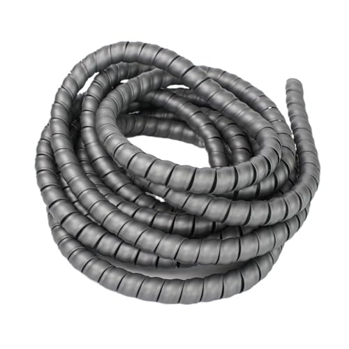 Heldentat zum schutz Von spiralen 5 Meter Spiralkabelschutzhülle Schlauchabdeckung Wrap Organizer Multicolor 10-42mm(Gray,42mm) von LCUVIMPEX