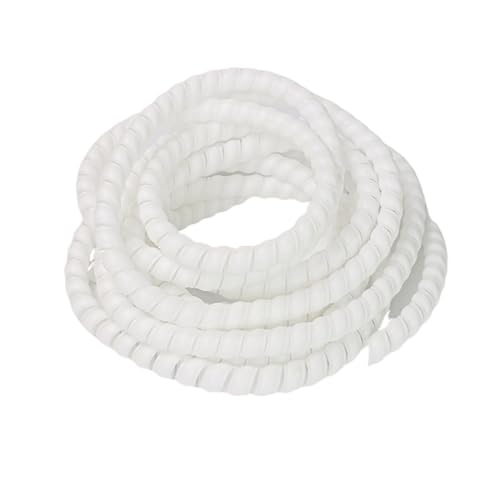 Heldentat zum schutz Von spiralen 5 Meter Spiralkabelschutzhülle Schlauchabdeckung Wrap Organizer Multicolor 10-42mm(White,32mm) von LCUVIMPEX
