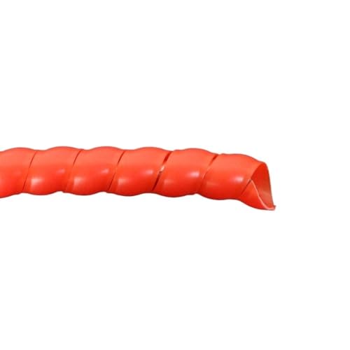 Heldentat zum schutz Von spiralen Spiralkabelwickelbänder 2 Meter Kunststoff Mehrfarbig 8-16mm(Red Color,16mm inside diameter) von LCUVIMPEX