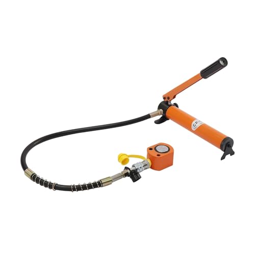Hydraulische Handpumpe, 10/20T einfachwirkender Hydraulikzylinderheber mit CP-180 Hydraulik-Handpumpe, 4er-Pack(10T Pump) von LCUVIMPEX