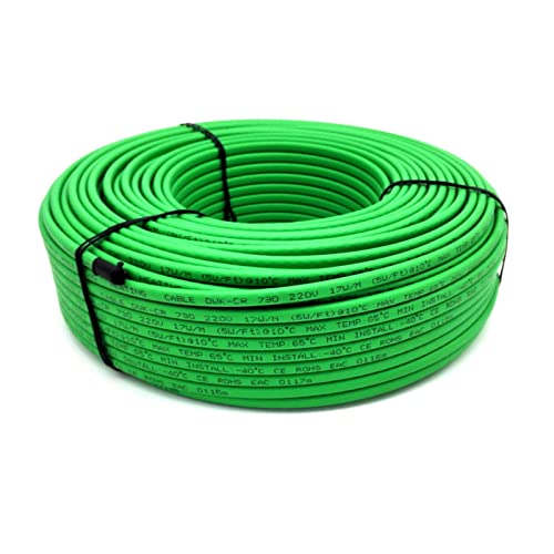 Isoliertes Kohlefaserkabel 1~100 m 110 V 220 V Rohr Frostschutz Selbstregulierendes Heizkabel for Dachenteisungsdraht & Kabel(1 meter) von LCUVIMPEX
