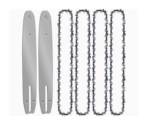 Ketten aus Stahl, 10 Zoll 3/8 LP 40 Antriebsglieder Kettensägenkette for elektrische Säge(10-inch Set6) von LCUVIMPEX