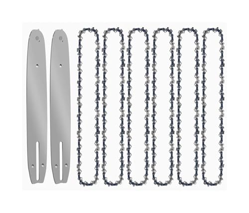 Ketten aus Stahl, 10 Zoll 3/8 LP 40 Antriebsglieder Kettensägenkette for elektrische Säge(10-inch Set7) von LCUVIMPEX