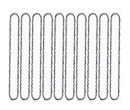 Ketten aus Stahl, 14 Zoll 3/8" Teilung 52 Antriebsglieder Ersatzkette for Mini-Elektrokettensäge(10pcs 14-inch Chain) von LCUVIMPEX