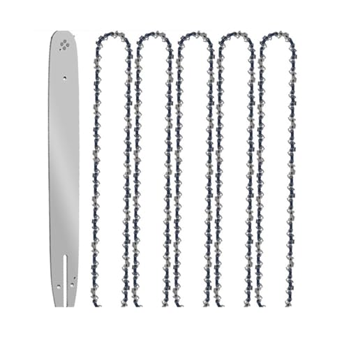 Ketten aus Stahl, 14 Zoll 3/8" Teilung 52 Antriebsglieder Ersatzkette for Mini-Elektrokettensäge(14-inch Guide Plate) von LCUVIMPEX