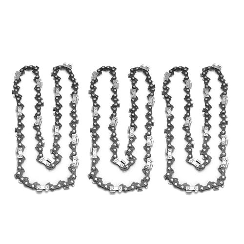 Ketten aus Stahl, Kettensägenketten 3er-Pack 10-20 Zoll 3/8 Teilung for elektrische Kettensägen(10inch 40Drive Link) von LCUVIMPEX