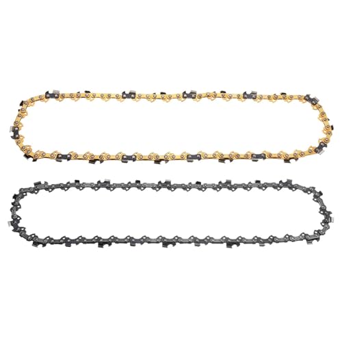 Ketten aus Stahl, Stahl-Kettensägekette, 2er-Pack, 3/8-Teilung, LP, for elektrische Kettensägen, mehrere Stangengrößen(18 Inch 62drive Link) von LCUVIMPEX