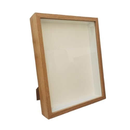 LCUVIMPEX ALEC stellt EIN Foto her, Shadow Box Frame 3cm Tiefe Holz Fotorahmen Mehrere Größen 6-10 Zoll Multicolor(Wood Color Frame,13X18cm 7inch) von LCUVIMPEX