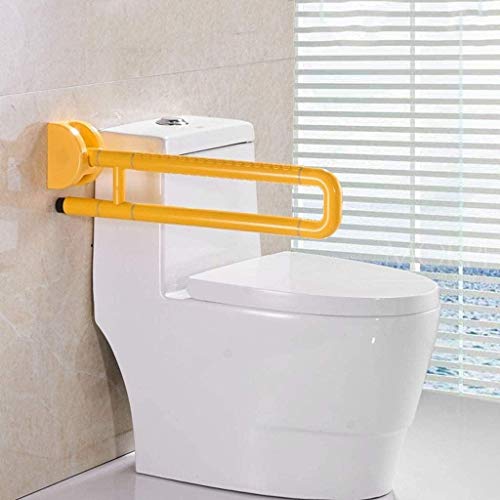 LCUVIMPEX Badegeländer, mauern, geländer Handläufe for Badezimmer, Wandmontage, for Behinderte, for den Innenbereich, for Duschen, Handtücher(Yellow,60cm) von LCUVIMPEX