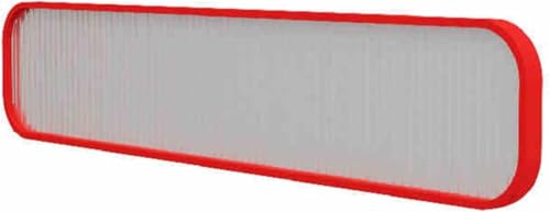 LCUVIMPEX Die screenshots, die screenshots Raumteiler Schreibtischtrennwand aus Eisen mit halbwandiger Tischplatte aus durchscheinendem Glas(Red,4 Pieces) von LCUVIMPEX