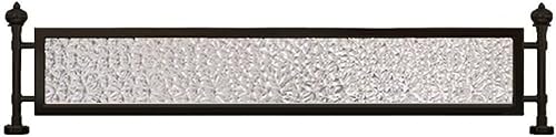LCUVIMPEX Die screenshots, die screenshots for Essbereiche Gehärtetes Glas Restaurant-Trennwände Erhöhte Gangbüros(Black,43.3x11.8 in) von LCUVIMPEX