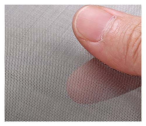 LCUVIMPEX Drahtgeflecht, Edelstahl Drahtgeflecht, 304 Edelstahl gewebtes Drahtgewebe 80 Mesh Filter Screen Sheet Filtration Cloth Nie Rost(1x4m) von LCUVIMPEX