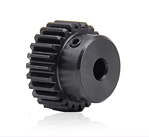 LCUVIMPEX Elektrische zahnräder Stirnradgetriebe 1M 20T-29T 10-15mm Bohrung 18mm Dicke 45 Stahl Schwärzung(14mm Bore,1M 28T) von LCUVIMPEX