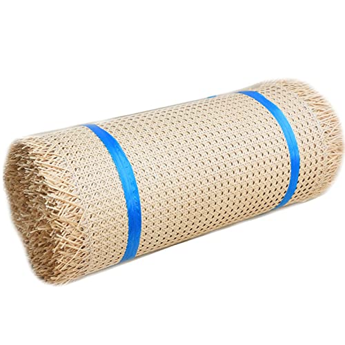 LCUVIMPEX Fido do Rattan-Rohr-Gurtbandrolle, natürliches offenes Sechseck-Netz, mehrere Größen for Möbelreparatur, DIY-Projekte(80x250cm) von LCUVIMPEX