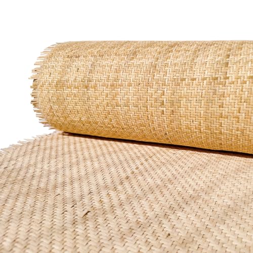 LCUVIMPEX Fido do Rattan-Rollrohr-Gurtband, natürlich, mehrere Größen for Möbelreparaturprojekte(45 cm X 6 M) von LCUVIMPEX
