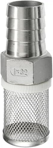 LCUVIMPEX Filter aus Edelstahl, Edelstahl-Schlauchfilter for Hochdruckreiniger und Garten, 15/20/25/32 mm, 1 Zoll Gewinde(32mm) von LCUVIMPEX