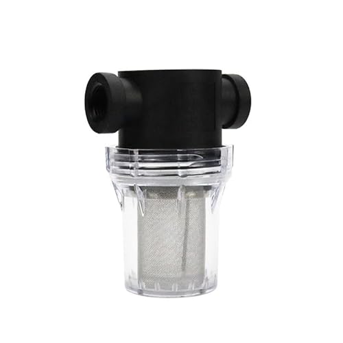 LCUVIMPEX Filter aus Edelstahl, Gartenteich Inline Mesh Wasserpumpe Filter Vorfilter Kit Schwarz Transparent 1/2 3/4 1 Zoll(1/2 inch) von LCUVIMPEX