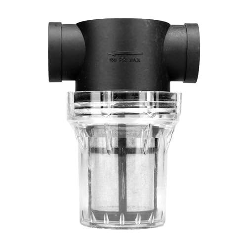 LCUVIMPEX Filter aus Edelstahl, Wasserpumpenfilter mit Edelstahlsieb 40/80 Mesh for Gartenbewässerung 1/2 3/4 1 Zoll(1INCH 80 MESH) von LCUVIMPEX