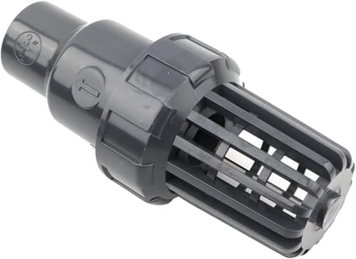 LCUVIMPEX Filter aus Edelstahl, Wasserpumpenfilterrohr, Saug-Hochdruckreiniger-Pipeline, PVC-Rückschlagventil, Bodenventil, mehrere Größen, 1 Stück(20mm) von LCUVIMPEX