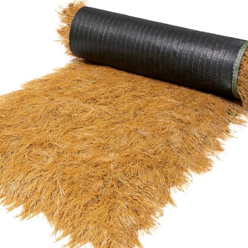 LCUVIMPEX Künstliche Strohdachrolle Künstliches Strohdach, Rolle 1 x (1–20) m(1x9m(39.4x354.3in)) von LCUVIMPEX