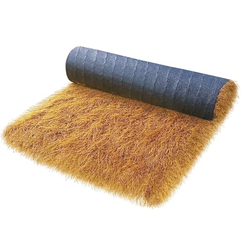 LCUVIMPEX Künstliche Strohdachrolle Künstliches Strohdach in Rollenform, PE-Material, 1 m x (1–20) m von LCUVIMPEX