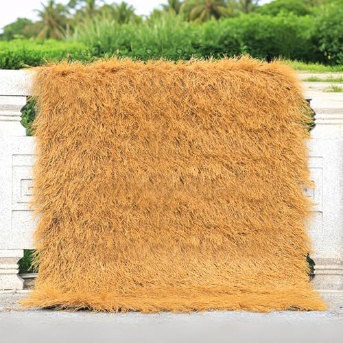 LCUVIMPEX Künstliche Strohdachrolle Künstliches Strohdach in verschiedenen Größen(1x1m(39.4x39.4in)) von LCUVIMPEX
