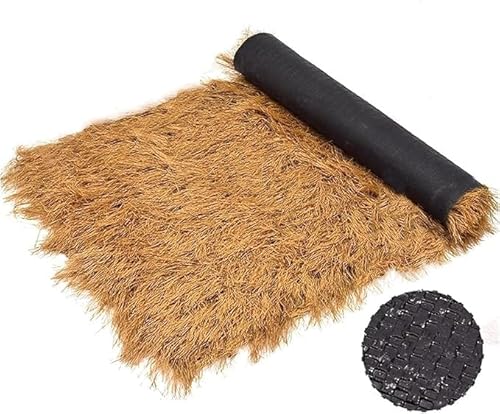 LCUVIMPEX Künstliche Strohdachrolle Synthetisches Strohdach-Rollen-wasserdichtes einfaches Anbringen feuerfeste mehrfache Größen(1 * 17m(3.2 * 55.7ft)) von LCUVIMPEX