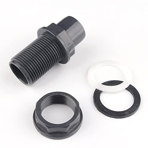 LCUVIMPEX PVC-Rohrverbinder PVC Aquarium Wassertank Einlass Überlauf Rohrverbinder Mehrere Größen(40mm) von LCUVIMPEX