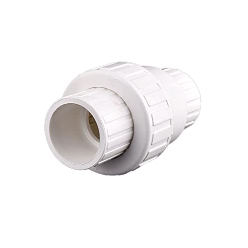 LCUVIMPEX PVC-Rohrverbinder PVC-Einweg-Rückschlagventil for Bewässerung und Wasserversorgung, mehrere Größen(Inner Dia 32mm) von LCUVIMPEX