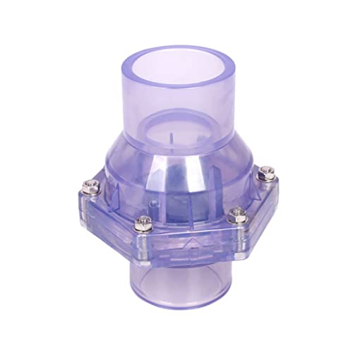 LCUVIMPEX PVC-Rohrverbinder UPVC Klappe Rückschlagventil for Wasser Öl Gas Entwässerung Systeme Innen Durchmesser 25-40mm(Inner Dia 32Mm) von LCUVIMPEX