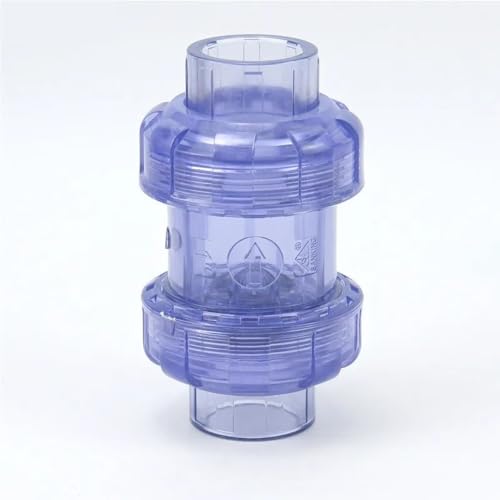 LCUVIMPEX PVC-Rohrverbinder UPVC-Rückschlagventil for Wasserleitungen, Aquarien und Gärten mit Innendurchmesser 20–63,0 mm(Inner Diameter 50Mm) von LCUVIMPEX