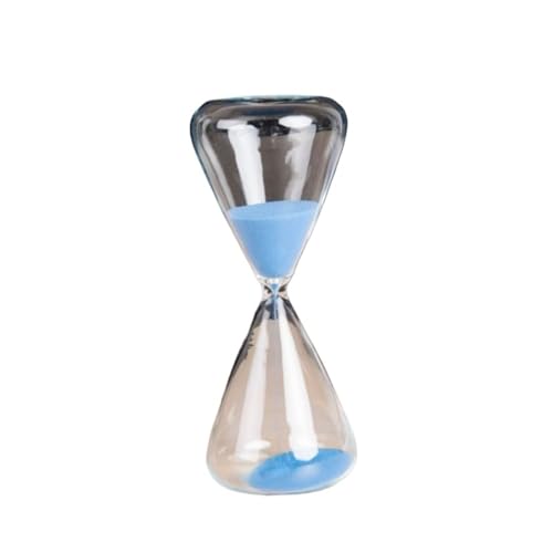 LCUVIMPEX Sanduhr Sand Timer, Sanduhr, 5 Minuten Timer Glasdeko 2er Pack Multicolor 5x12cm(Blue) von LCUVIMPEX