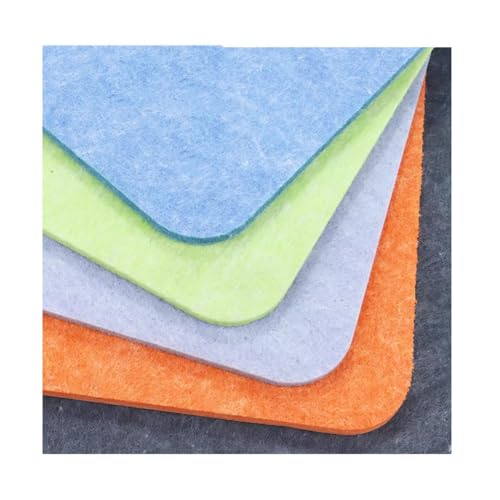 LCUVIMPEX Trennwand für Schreibtische Schreibtisch-Teiler, Sichtschutz, Trennwand for Büro, Studenten, Testklemme auf Halterung, Mehrfarbig, mehrere Größen(Orange,40X50CM) von LCUVIMPEX