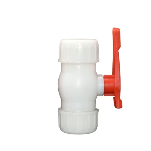 PVC-Rohrmuffen-Kugelhahn 3-Wege-Kugelhahn-T-Stück aus Kunststoff for PVC-PE-Wasserrohr(63 mm x repair) von LCUVIMPEX