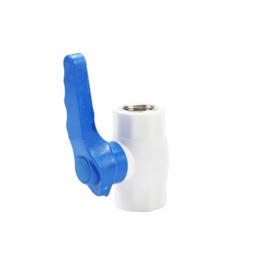 PVC-Rohrmuffen-Kugelhahn PVC-Kugelhahn mit Innengewinde for Wassersysteme, mehrfarbig, mehrere Größen(Blue Valve,3/4") von LCUVIMPEX