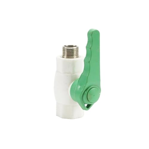 PVC-Rohrmuffen-Kugelhahn PVC-Kugelhahn mit Innengewinde for Wassersysteme, mehrfarbig, mehrere Größen(Green Valve,1/2") von LCUVIMPEX