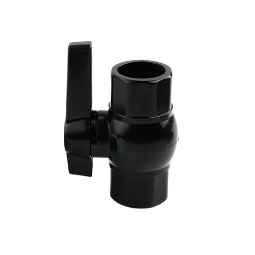 PVC-Rohrmuffen-Kugelhahn Schwarze PVC-Kugelhahn-Bewässerungsrohrverbinder(5pcs,25 mm) von LCUVIMPEX