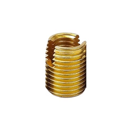 Reduzierhülsenmutter, Gewindeeinsatz M2-M20 Edelstahl Kohlenstoffstahl Selbstschneidend Schlitz Mehrfarbig Mehrere Größen(Galvanized,M14xM18x24mm) von LCUVIMPEX