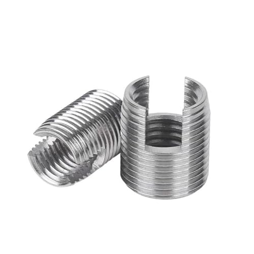 Reduzierhülsenmutter, Schlitz-Konvertierungsmuttern, Packung 2/5/10 Stück, M2-M16, mehrfarbig(Silver,M2.5xM4.5x6mm(10pcs) von LCUVIMPEX
